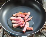 簡単美味ベーコンと湯葉とキャベツのパスタ作り方3写真