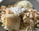 エノキダケと蒸し鶏のハンバーグ作り方4写真