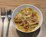生クリーム使わないカルボナーラ作り方6写真