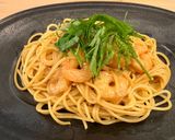 エビとホタテのバター醤油クリームパスタ作り方7写真