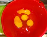ベーコンガーリックチーズ玉子丼作り方1写真