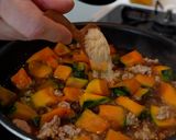 かぼちゃとひき肉の生姜煮こみ作り方11写真
