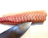 【酒の肴】鯛のとろろ昆布締め作り方1写真