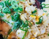 鶏肉ソーセージの玉子チャーハン作り方3写真