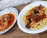 ロールキャベツ♣残り汁→スープパスタ♣作り方6写真