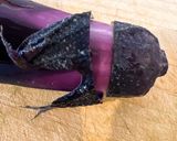 魚焼きグリルで焼き茄子のナムル作り方1写真