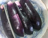 ニンニクの醤油漬けでナスのステーキ作り方1写真