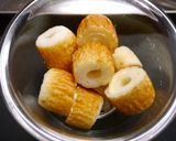 簡単！肉巻きチーちく☆照り焼き作り方1写真