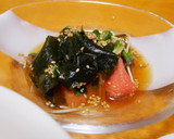 不器用トマトわかめ中華サラダ作り方1写真