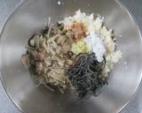 〈動脈硬化の方に〉豆腐ときのこの巾着焼き作り方5写真