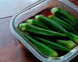 簡単おつまみ！オクラの麺つゆおひたし作り方3写真