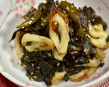 生わかめとちくわの炒めもの♪作り方5写真
