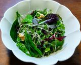 リーフレタスのサラダ酢小豆入り　オイルコート法作り方6写真