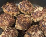 簡単‼︎ライ麦パンでハンバーグ作り方3写真