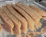 パンケーキで即席チョコナッツラスク作り方3写真