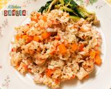 爆速ピラフ🦐乾燥小エビで純喫茶風スタイル作り方4写真