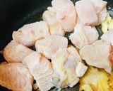 鶏肉のアヒージョ風揚げ焼きのサラダ盛り作り方2写真