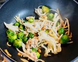 SDGs規格外芽キャベツの柚子塩焼きそば作り方9写真