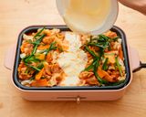チーズフォンデュソースでチーズタッカルビ作り方7写真