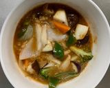 肉無豆腐コク旨クリーミー麻婆味野菜炒め作り方14写真