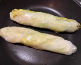 ライスペーパーで巻くレタスベーコンサラダ作り方7写真