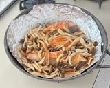 【ワンパンおかず】鮭ときのこのチーズ焼き作り方5写真