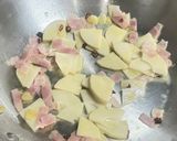 筍とベーコンの醤油ペペロンチーノ作り方3写真