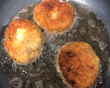 サクサク揚げ焼き、手作りメンチカツ作り方10写真