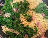 ケールとベーコンのパスタ作り方3写真