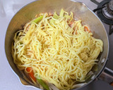野菜たっぷりごま豆乳煮込み焼きそば作り方9写真