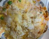 レンジ簡単洋風ビリヤニ風味炒飯弁当作り方9写真