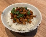 鶏の旨みマシマシ🤤　超粗挽の鶏そぼろ丼作り方5写真