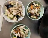 簡単中華風味噌パスタ味甘酢酢豚作り方10写真