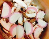 かまぼことしいたけの甘煮作り方2写真