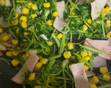 あともう一品って時に彩りよく豆苗炒め作り方3写真