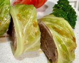 レンジで春キャベツのシュウマイ風♪作り方8写真