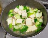 チンゲン菜と豆腐の中華風そぼろあん作り方4写真