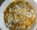 レンジ簡単梅クリーミー焼うどん味炒飯弁当作り方8写真