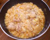 極とろ卵と濃厚チーズの🤭親子丼スペシャル作り方5写真