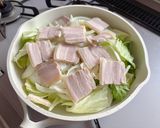 ぬちまーすスーチーカーとキャベツの煮込み作り方2写真