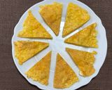 超簡単！だし巻き卵チーズケーキ風😃作り方2写真