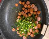 山かけウインナー丼作り方3写真