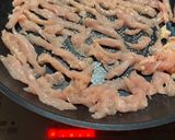 ピーマンと鶏むね肉の細切り炒め作り方4写真