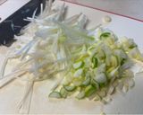 長ねぎと茎ワカメのドレッシング和え作り方1写真