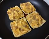 納豆とえのきのおあげピザ作り方5写真