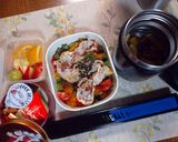 茄子と豚肉と青紫蘇の冷しゃぶを梅ポン酢で作り方27写真