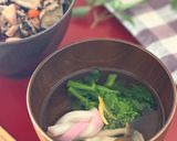 春にピッタリ！菜の花のお吸い物作り方4写真