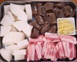 味しみしみ濃厚🤭豚バラ大根と蒟蒻の生姜煮作り方1写真