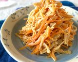 簡単５分♪夕食副菜・お弁当★人参えのき明太子炒め作り方4写真