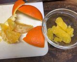 爽やか🍊オレンジ果肉入り万能BBQソース作り方1写真